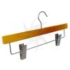 Wooden hanger with clips for skirt or pant 36 cm.