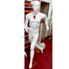 Mannequin Mann ohne Features Läufer weiß matt