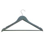 Wooden hanger lined with rubber 44 cm. 