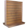 Displays of slats for exhibition of products white color 