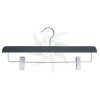 Rubber covered wooden hanger with clip 44 cm. 