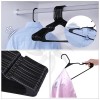 Round plastic hanger with bar and notches high quality, 42 cm. 