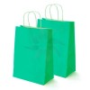 Kraft paper bag with handles various colors and sizes