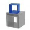 Blue small cube