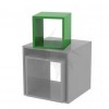 Small green cube