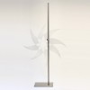 Rectangular metal base 100cm. metal mast 90cm. extensible
