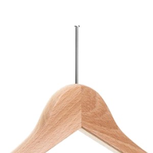 Anti-theft security nail for wooden hangers