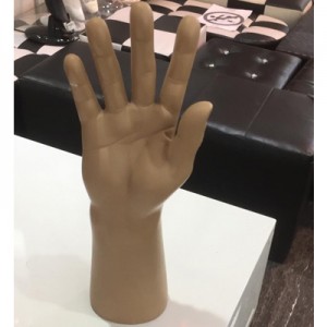 Male hand form in polyethylene