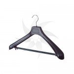 Tailoring plastic hanger with bar with big shoulder pads 43-46cm. mod 2