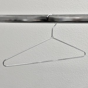 Metal hanger 43 cm. thick rod 4 mm. (20 units)