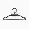 Round plastic hanger with bar and notches 35 cm. (100 units)