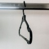Round plastic hanger with bar and notches 28, 35 or 40 cm.