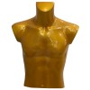 Male top torso form of fiberglass
