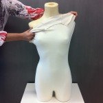 Baumwolleinlage für Damenbüste mit beinen