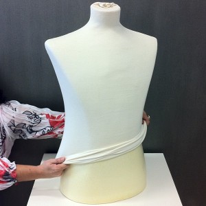 Cotton liner for Male bust form