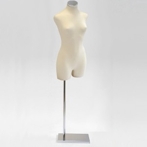 Pack Bust de dona amb cames + Base de metall rectangular + Tapa de metall plana