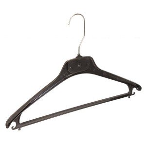 Plastic hanger for suit jacket and pants 40cm.