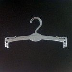 Transparent plastic hanger lingerie 25 cm.