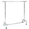 Economic clothes rack fixed height 150cm. in length with wheels