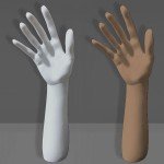 Aussteller-Hand-Arm-Polyethylen