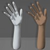 Aussteller-Hand-Arm-Polyethylen