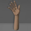 Espositore mano-braccio polietilene