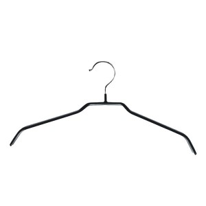 Metal hanger without bar with non-slip 39 cm.