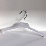 Plastic hanger dress or shirt 24-28-31cm.