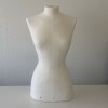 Female bust form with linen cover in various sizes