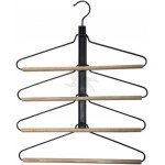Metal hanger for 4 shirts 42 cm.