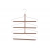 Metal hanger for 4 shirts 42 cm.