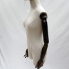 Buste mannequin de dame avec tête et bras articulés + base en acier