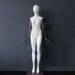 Lady mannequin with head and articulated arms