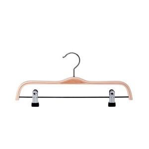 Laminated wooden hanger with clips for skirt or pant 30-36 cm.