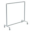 Economic clothes rack fixed height 120cm. in length with wheels