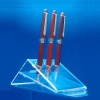 Display stand for triangular pens