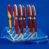 Display stand for triangular pens