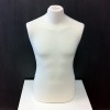 Male anatomical bust form 2 tubes for sewing or exhibiting clothes 
