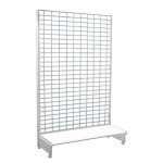 Steel mesh shelf