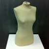 Female bust form for sewing or exhibiting clothes