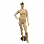 Lady mannequin flesh color carved hair mod. Patricia