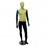 Black man mannequin with fabric without features mod. Joan