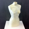 Female anatomical bust form 2 tubes for sewing or exhibiting clothes 